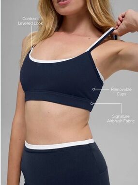 Alo yoga , airbrush Double up bra